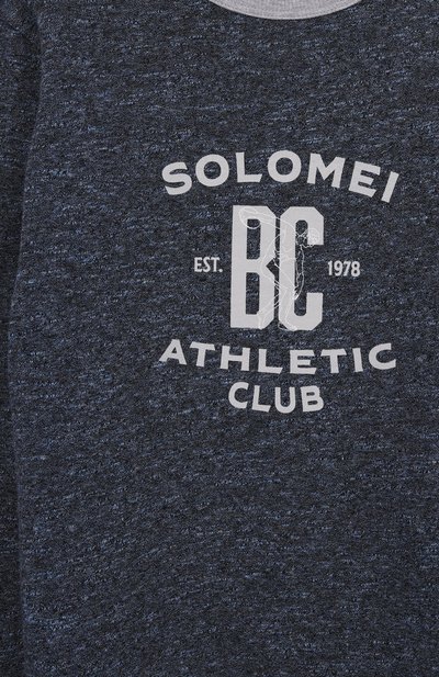 Свитшот из хлопка и льна BRUNELLO CUCINELLI, арт. BR831E502A, фото 3