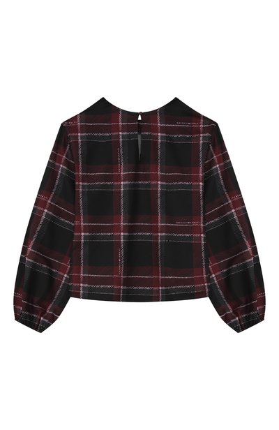 Блузка из хлопка и вискозы EMPORIO ARMANI, арт. EG000869/AF26738, фото 2