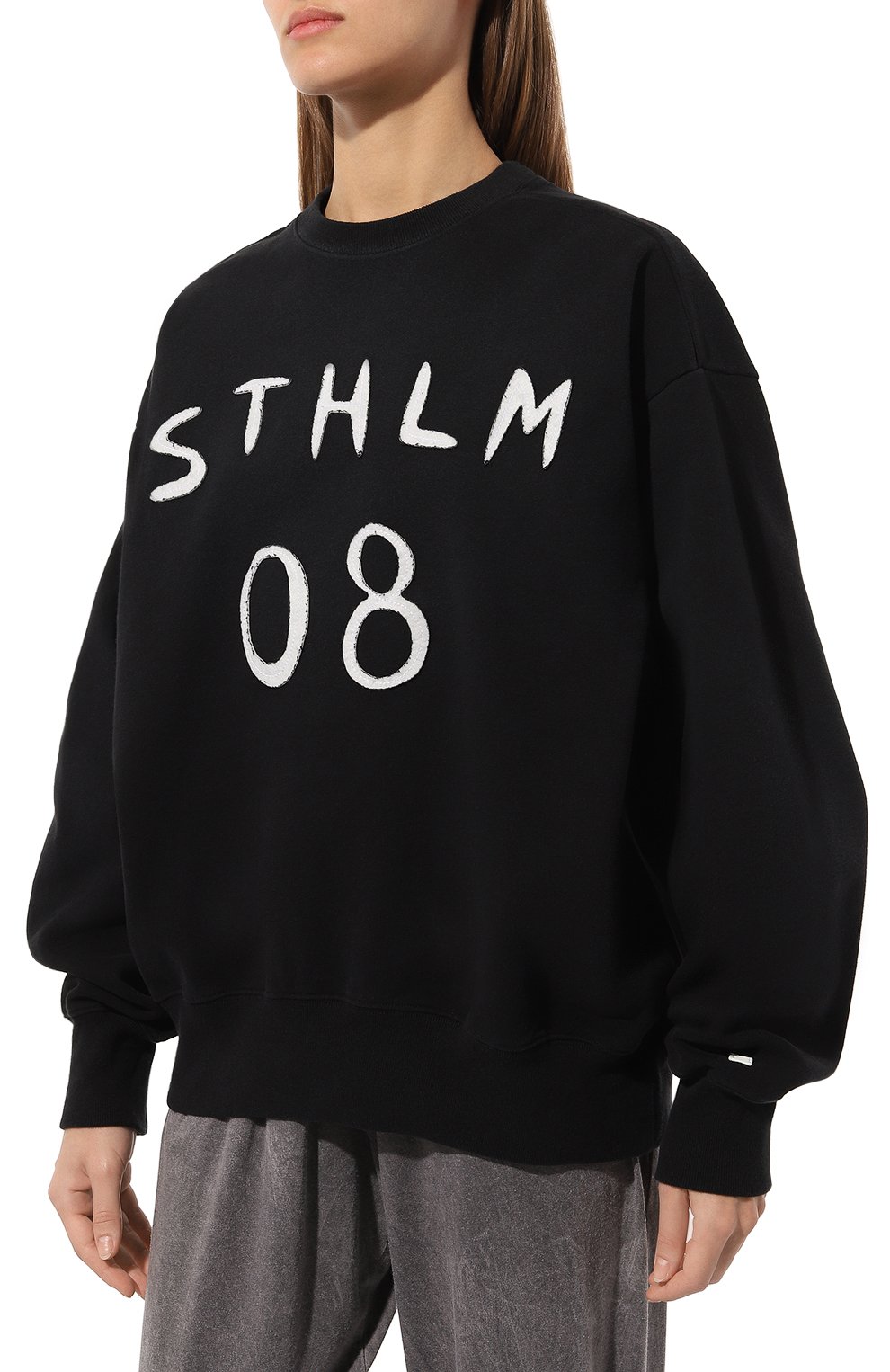 Хлопковый свитшот ACNE STUDIOS, арт. FA-UX-SWEA000162, фото 3