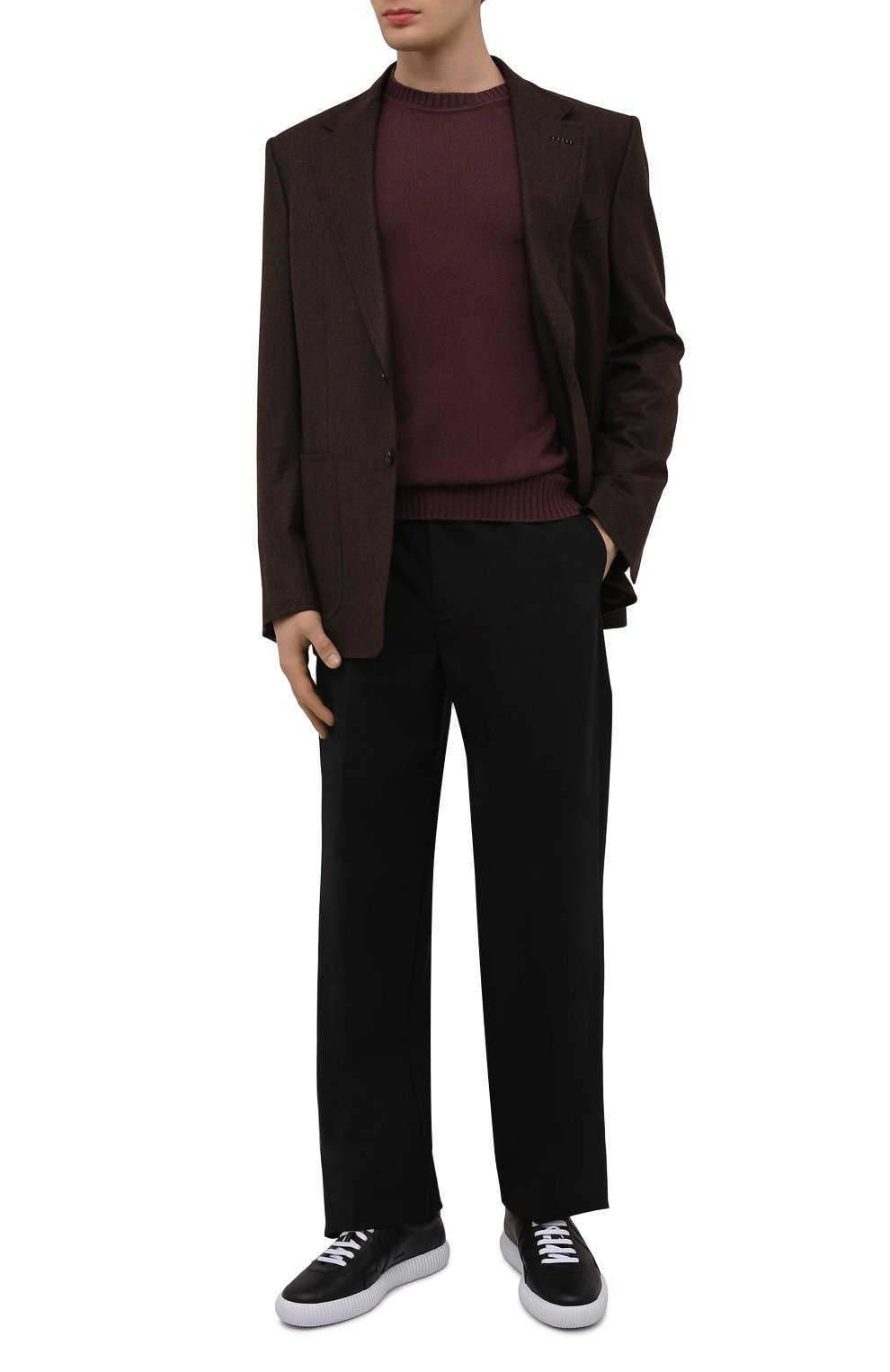 Джемпер из хлопка и кашемира ZEGNA, арт. UYQ20/110, фото 2