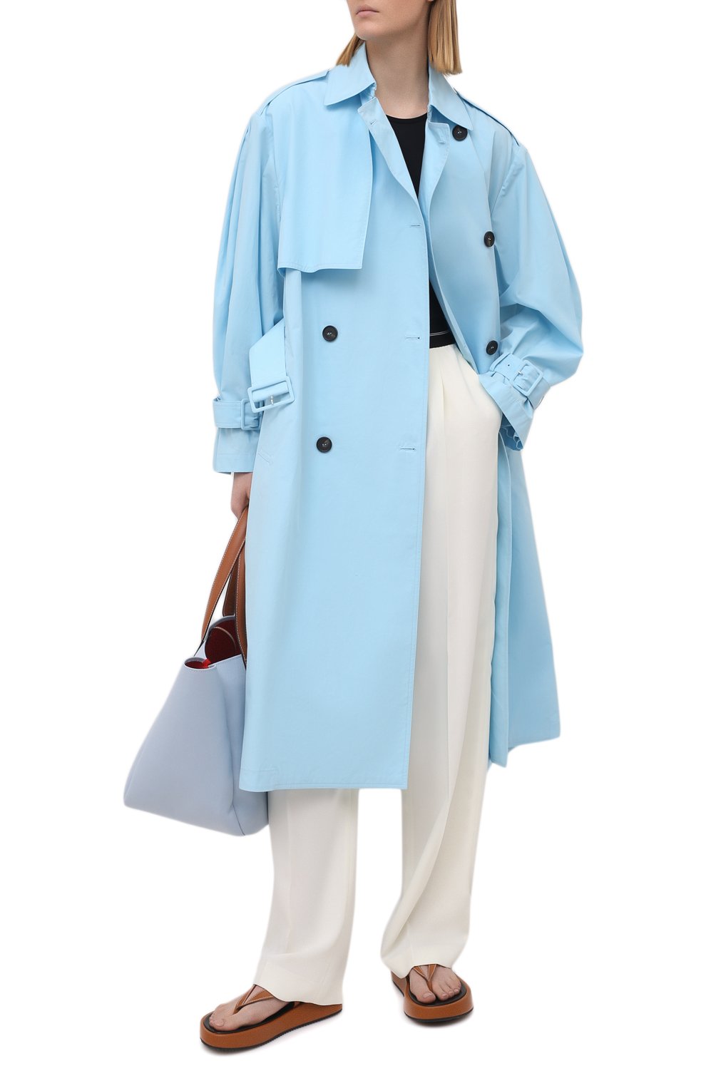 Хлопковый тренч MSGM, арт. 3041MDC05 217104, фото 2