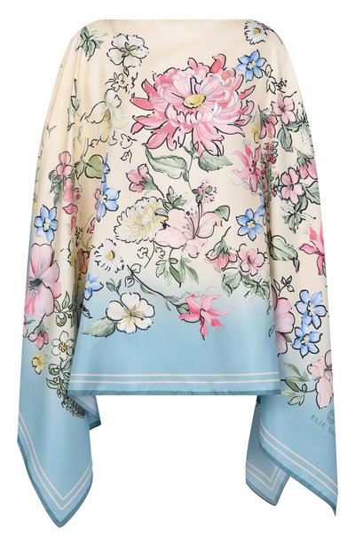 Женский шелковый топ ELIE SAAB, арт. 710010413