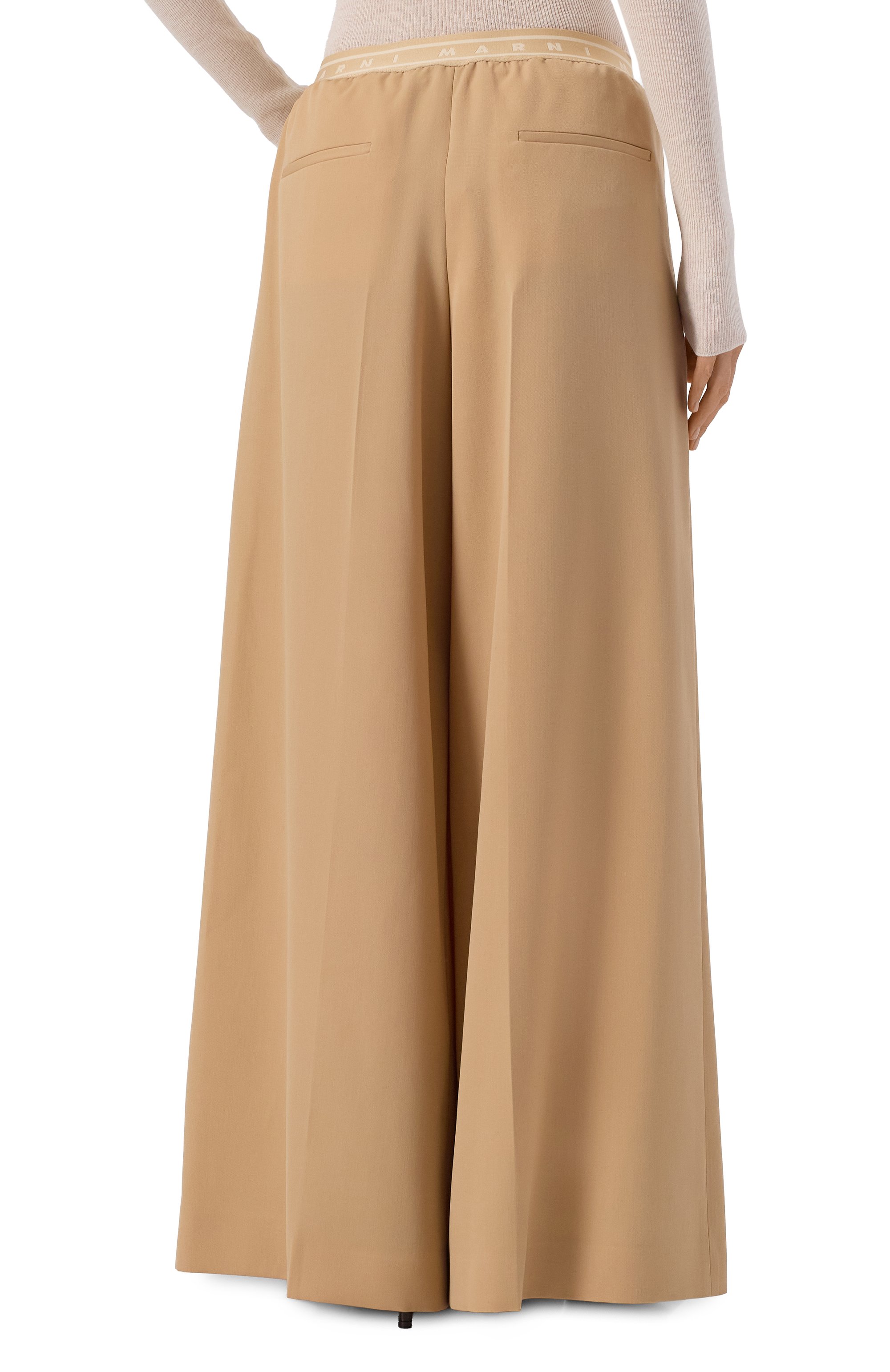 Шерстяные брюки MARNI, арт. PAMA0604A0/UTWA32, фото 4