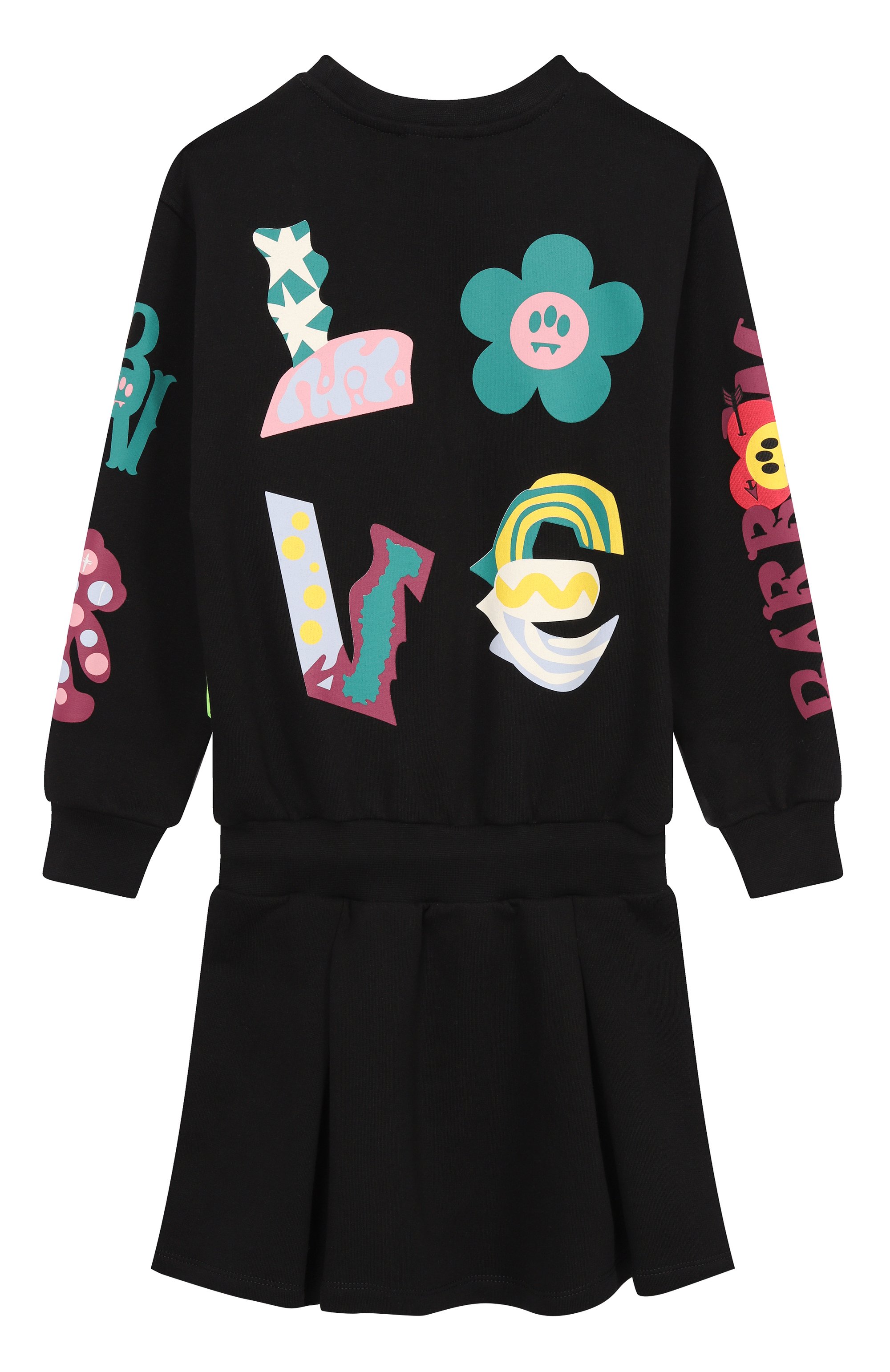 Хлопковое платье BARROW черного цвета по цене 19250 руб., арт. F5BKJGDR192, фото 2 Хлопковое платье BARROW, арт. F5BKJGDR192, фото 2