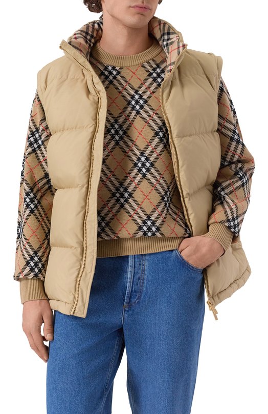 Пуховик Burberry 8110363 Бежевый  8110363 Фото 6