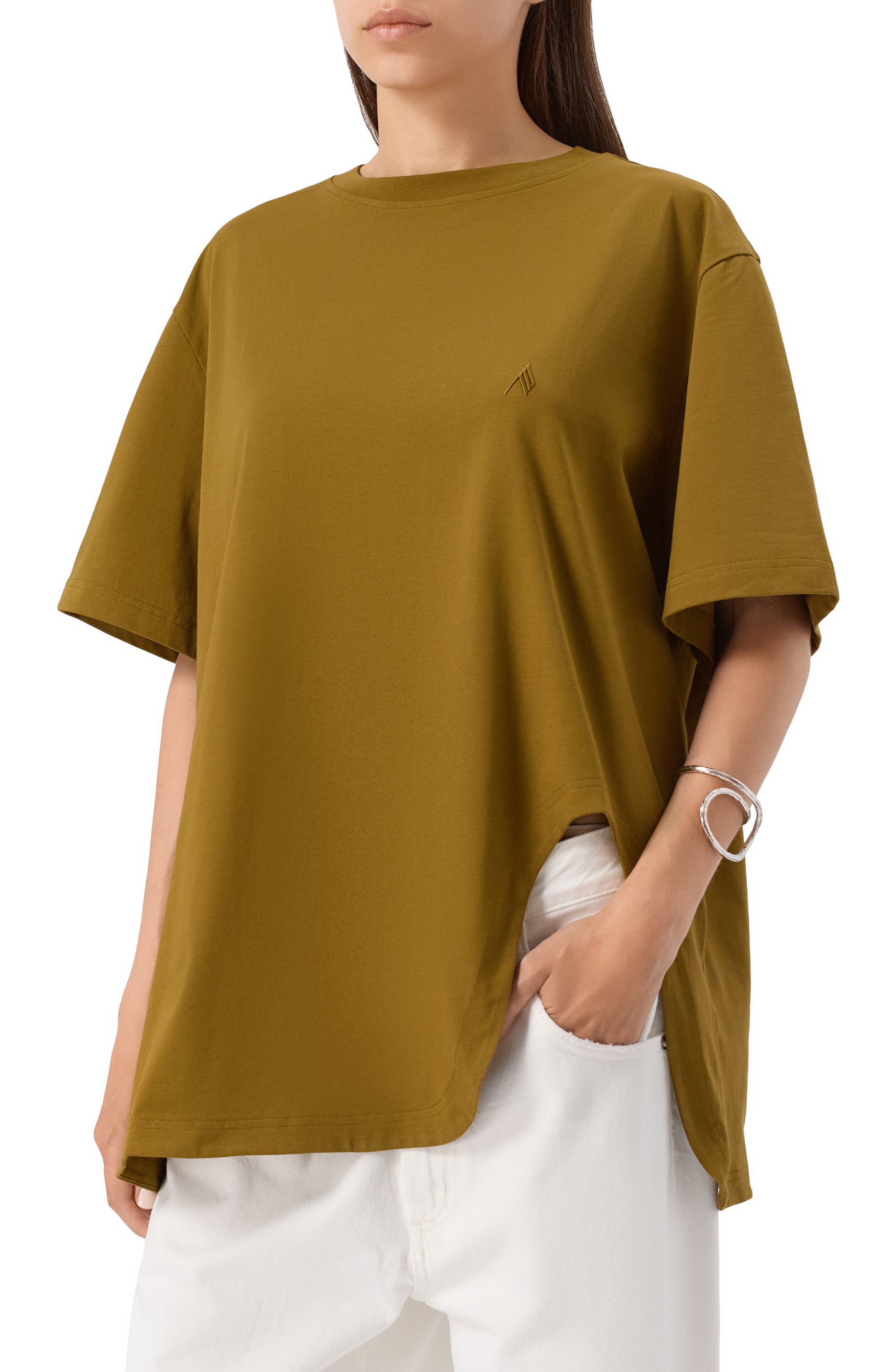 Хлопковая футболка THE ATTICO, арт. 251WCT00350/JJJ025AA, фото 3