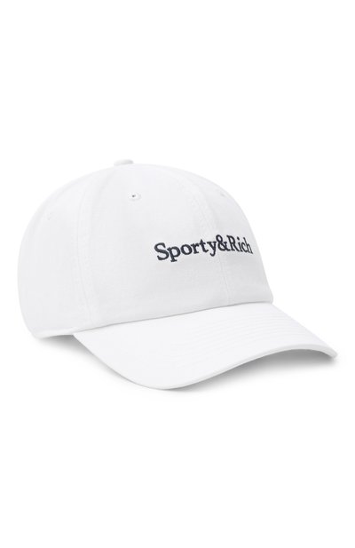 Мужская хлопковая бейсболка SPORTY AND RICH, арт. AC04077300WH011