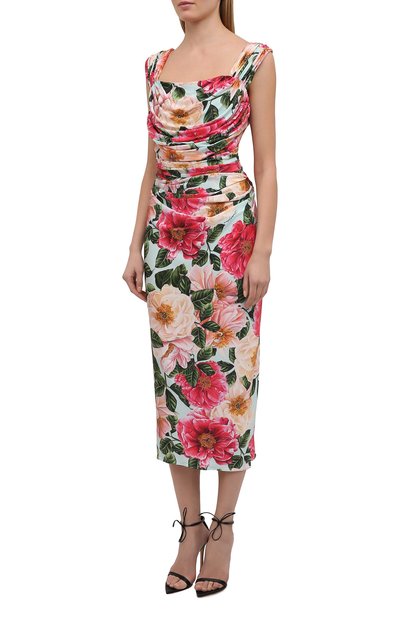 Платье из вискозы DOLCE & GABBANA, арт. F6K0FT/FSGUB, фото 3