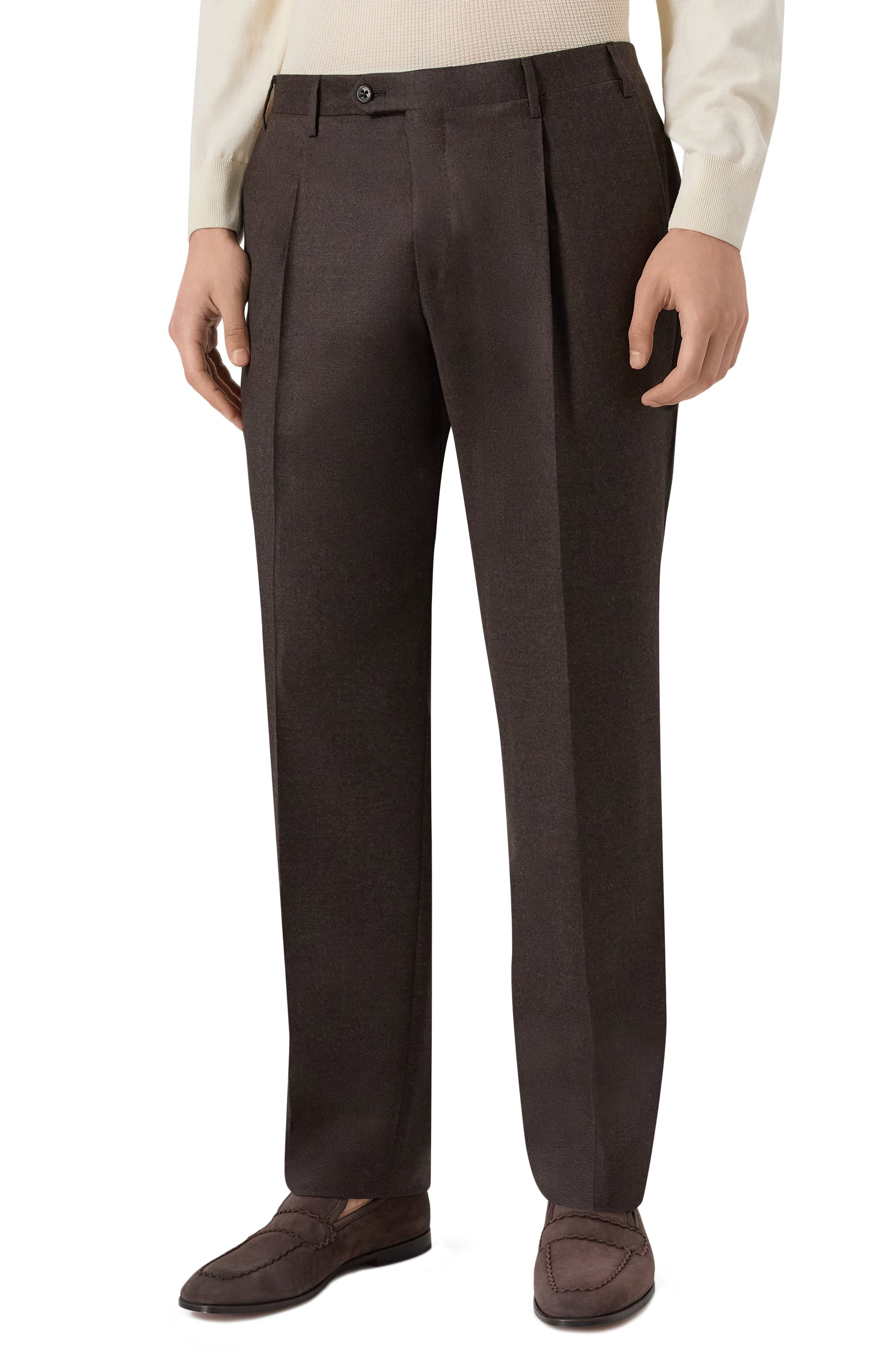 Шерстяные брюки CORNELIANI, арт. 265B03-2618581, фото 3