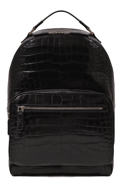 Мужской рюкзак из кожи аллигатора PRADA, арт. 2VZ032-ULC-F0002-OOO
