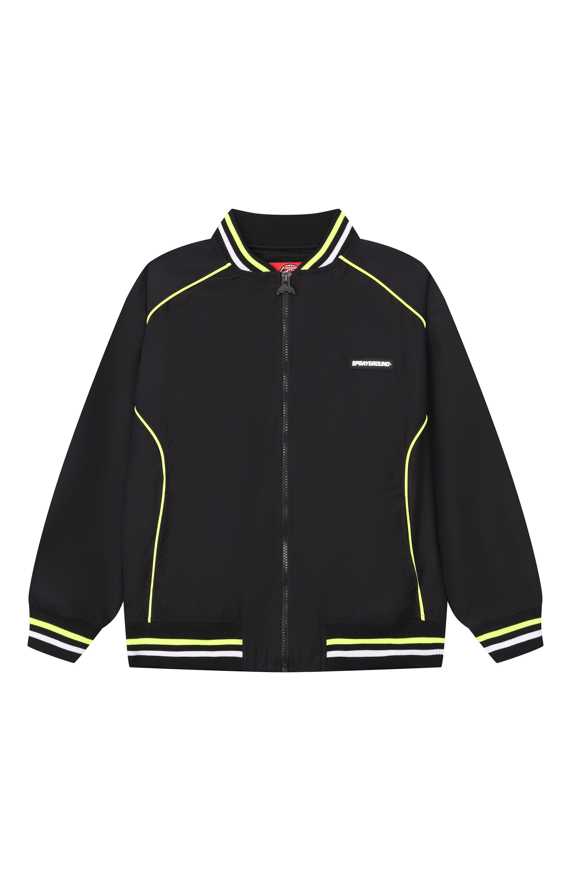 Бомбер SPRAYGROUND черного цвета по цене 36300 руб., арт. SPY1442, фото 1 Бомбер SPRAYGROUND, арт. SPY1442, фото 1