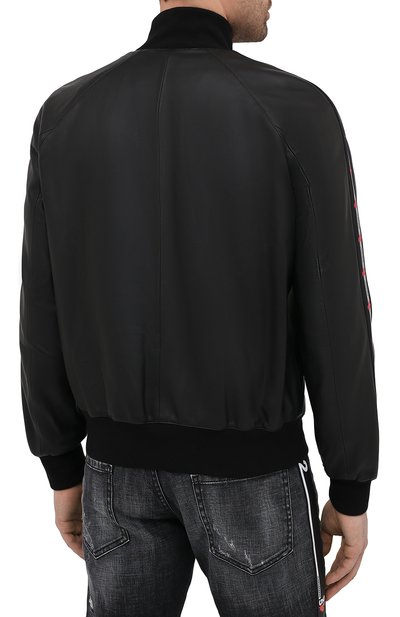 Кожаный бомбер DSQUARED2, арт. S74AM1149/SY1491, фото 4