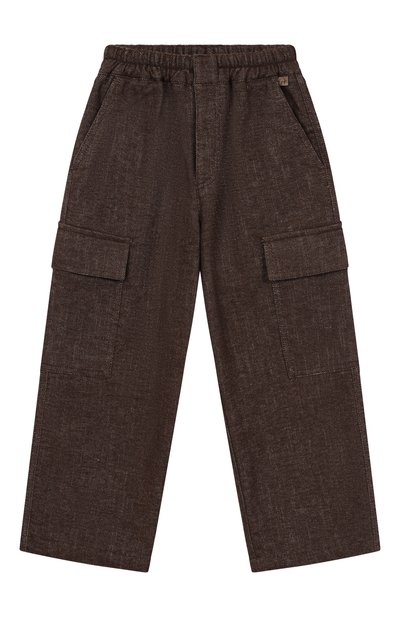 Хлопковые брюки-карго IL GUFO, арт. A25GPL0030C0074/5-8