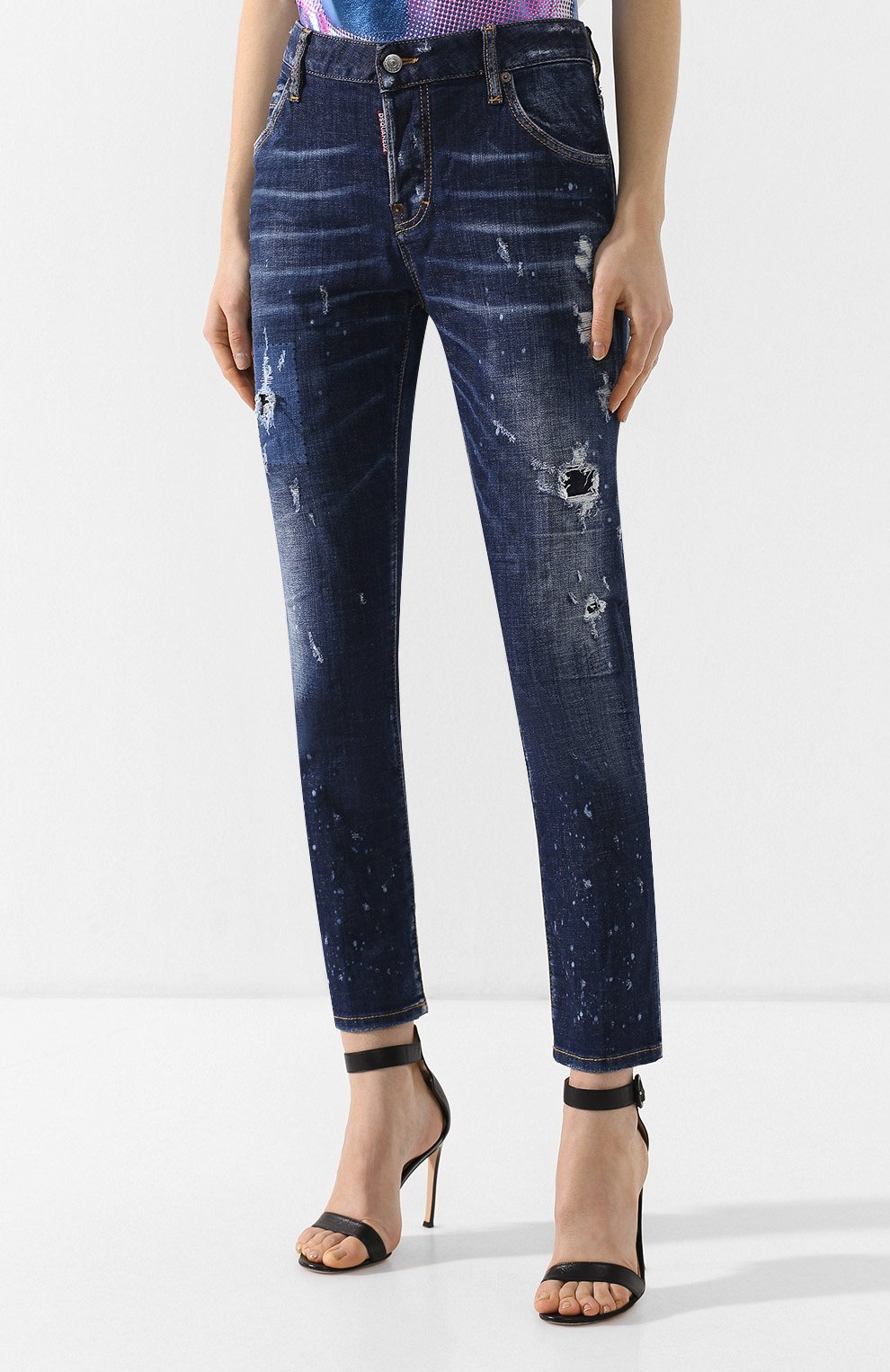 Джинсы с потертостями DSQUARED2, арт. S75LB0110/S30342, фото 3