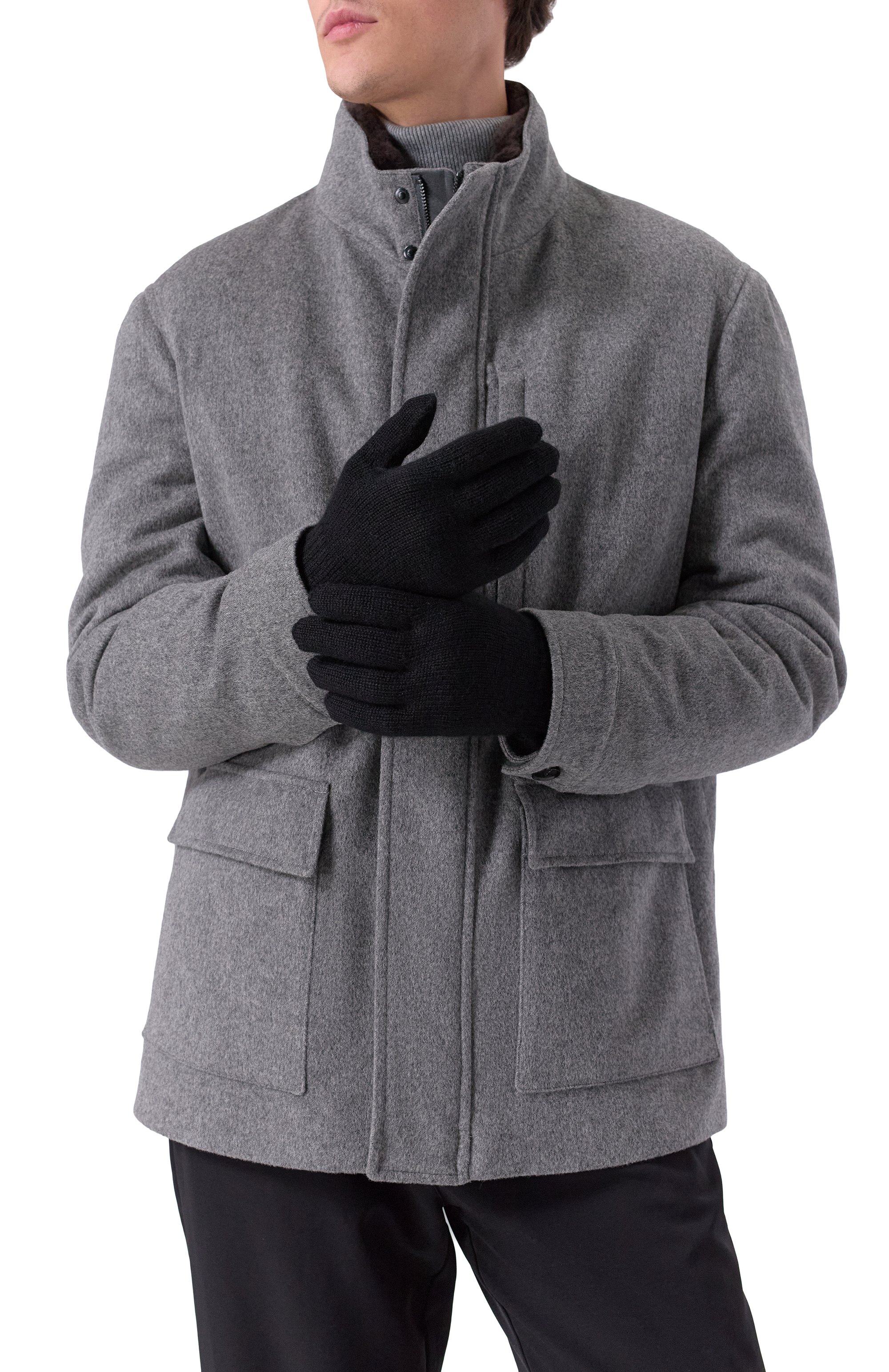 Кашемировые перчатки ANDREA CAMPAGNA, арт. 108U40, фото 2