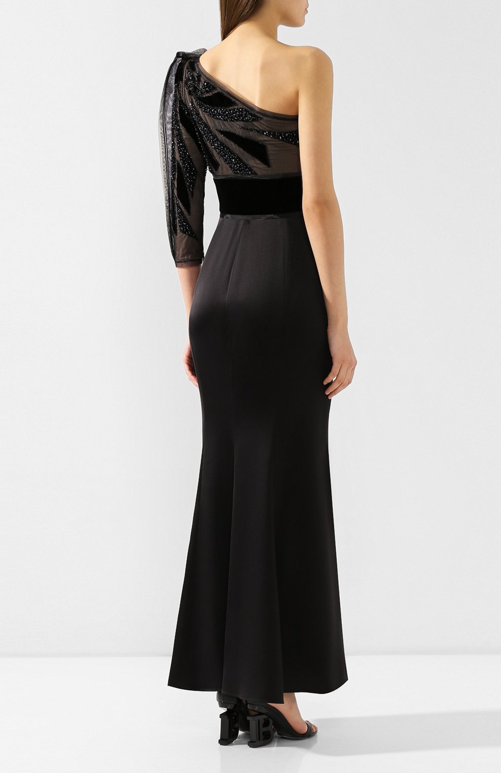 Комбинированное платье GIORGIO ARMANI, арт. 9WHVR019/T01DD, фото 4