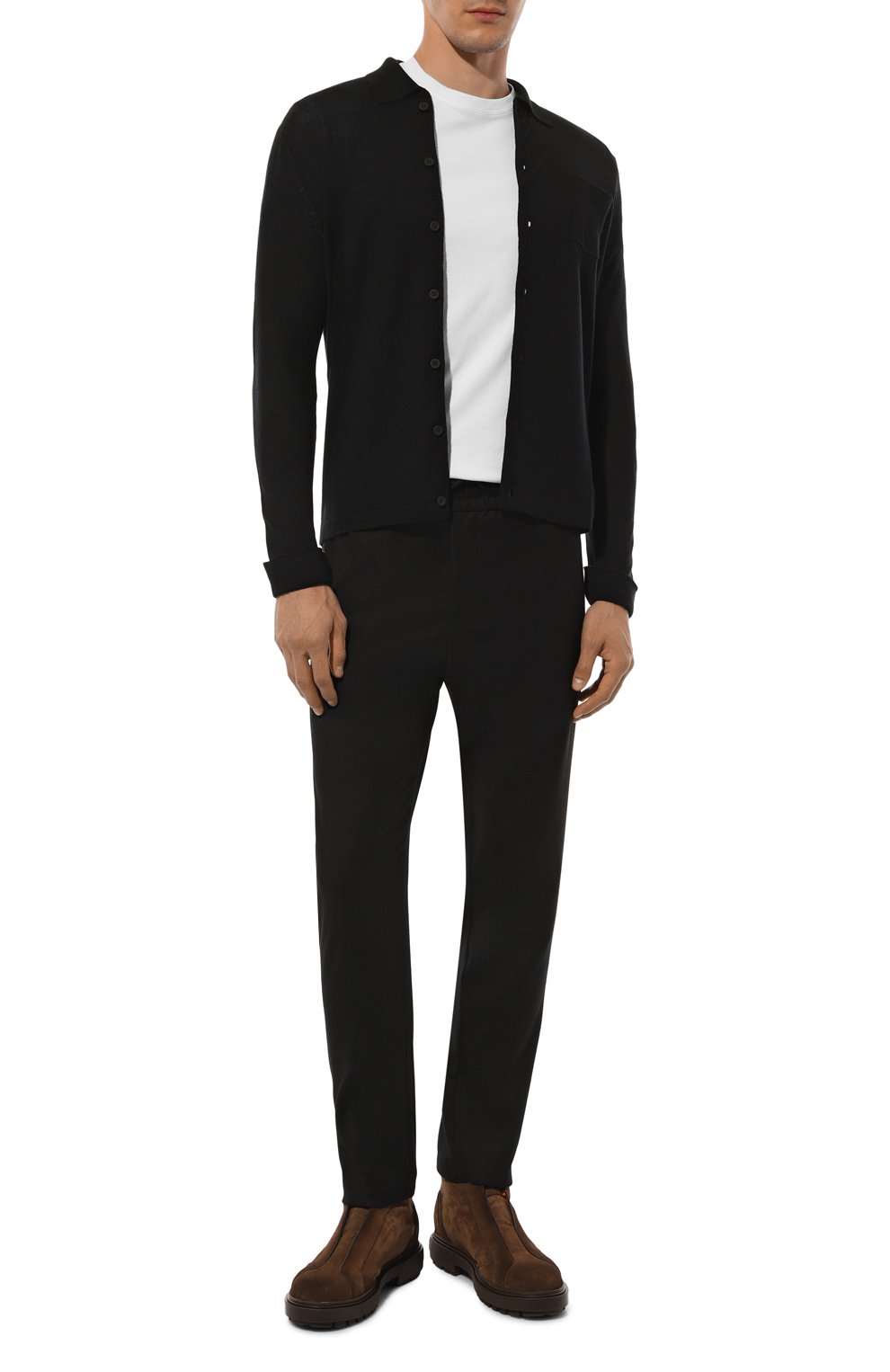 Рубашка из шерсти и шелка KITON, арт. UMM054204, фото 2