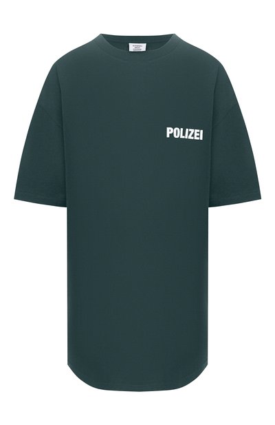 Женская хлопковая футболка VETEMENTS, арт. UAH21TR511 1600/W