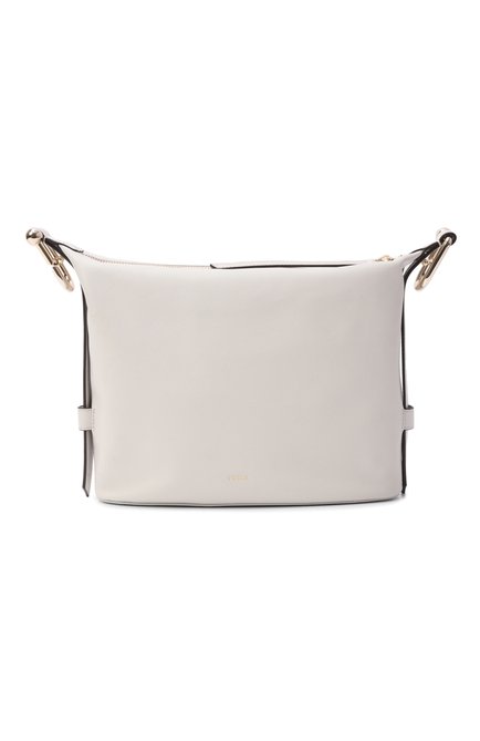 Женская сумка furla nuvola medium FURLA белого цвета, арт. WB01656/BX2045 | Фото 1 (Драгоценные камни: Проставлено; Размер: medium; Ремень/цепочка: На ремешке; Матер�иал сплава: Проставлено; Материал: Натуральная кожа)