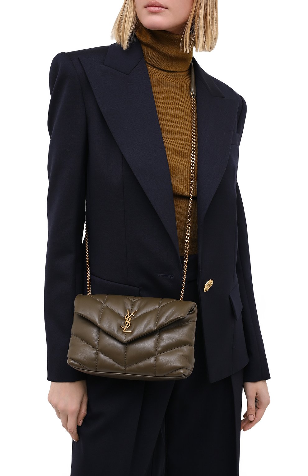 Сумка puffer small SAINT LAURENT, арт. 620333/1EL07, фото 2