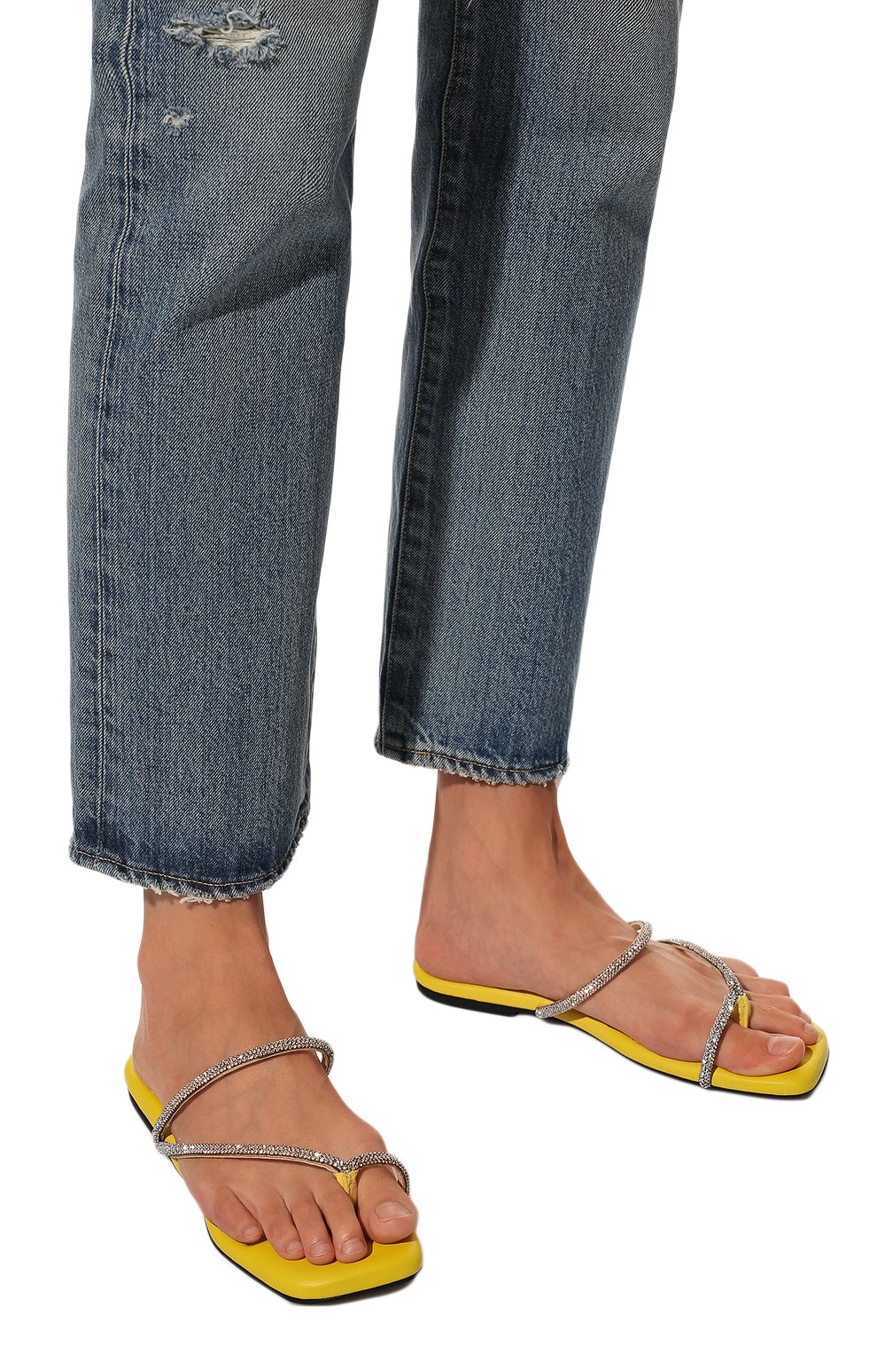 Кожаные шлепанцы N21, арт. 22ECPXNV13020/FLIP FL0PS, фото 3