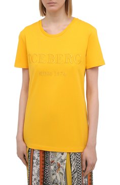 Хлопковая футболка ICEBERG, арт. 21E I2P0/F09A/6301, фото 3