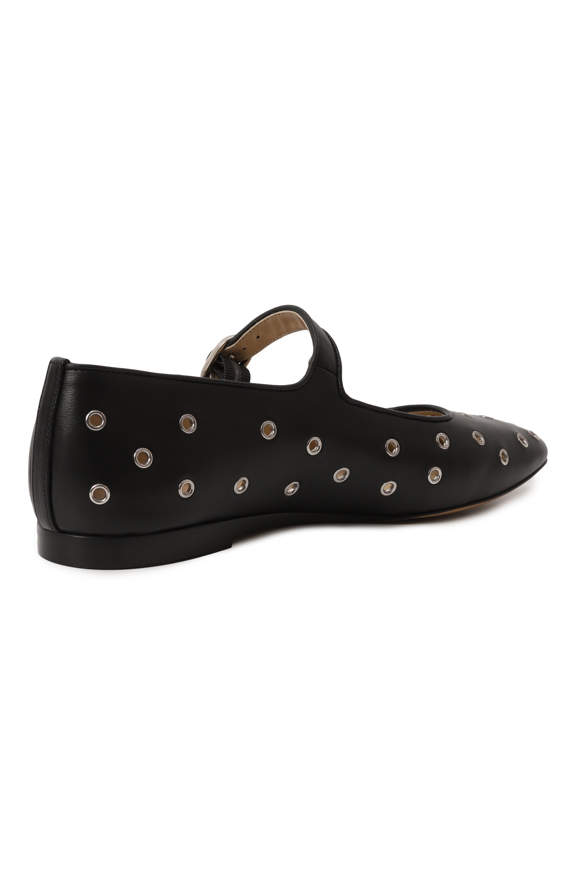 Кожаные балетки mary jane LE MONDE BERYL, арт. MRJ-EYE-BLA, фото 5