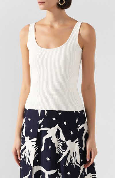 Майка из вискозы ALEXANDER MCQUEEN, арт. 622734/Q1A0C, фото 3