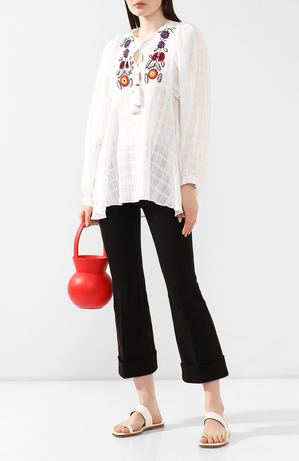 Хлопковая блузка WISDOM, арт. WTT26, фото 2