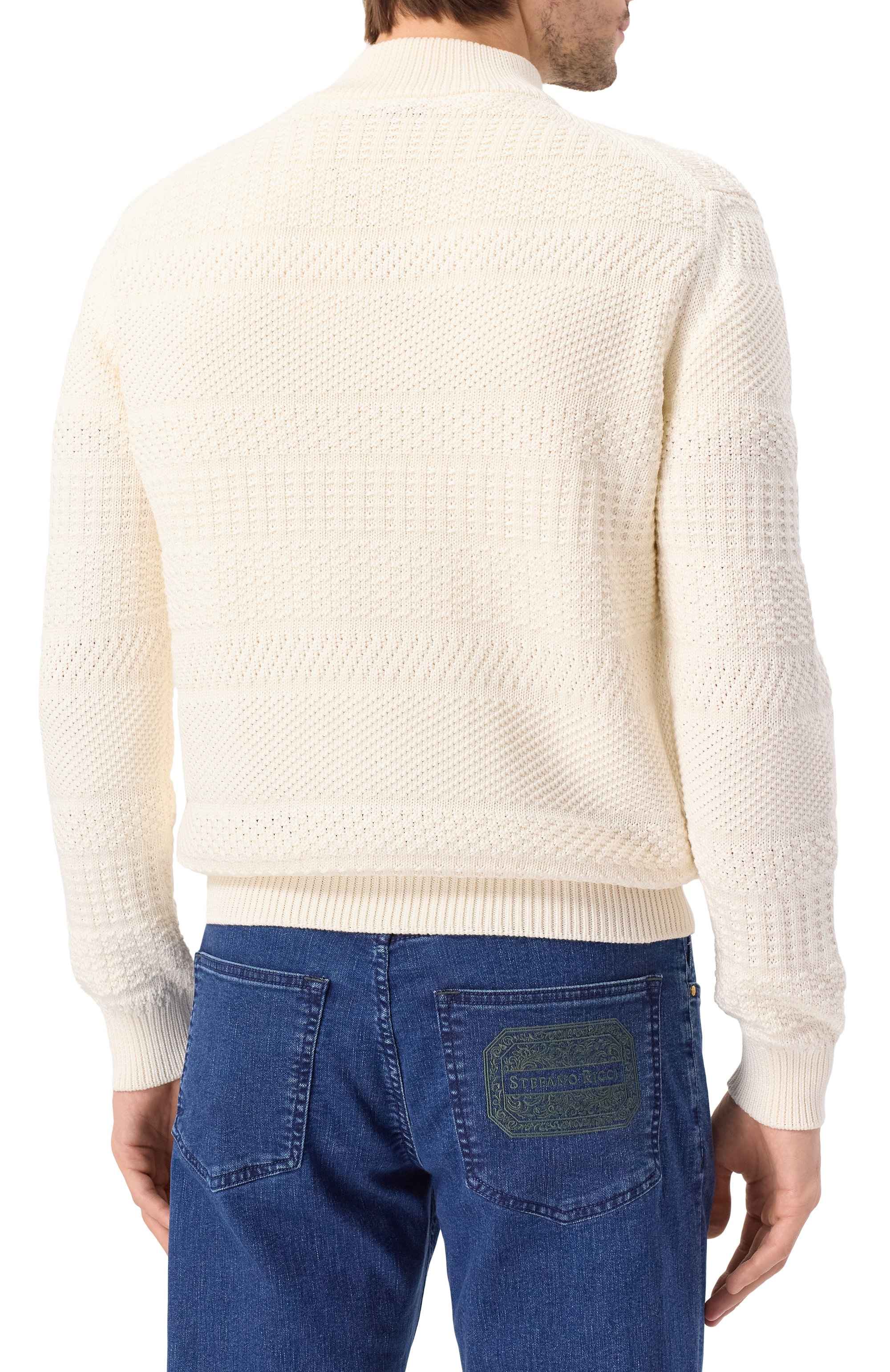 Джемпер из шелка и хлопка STEFANO RICCI, арт. K616408L01/F25114, фото 4