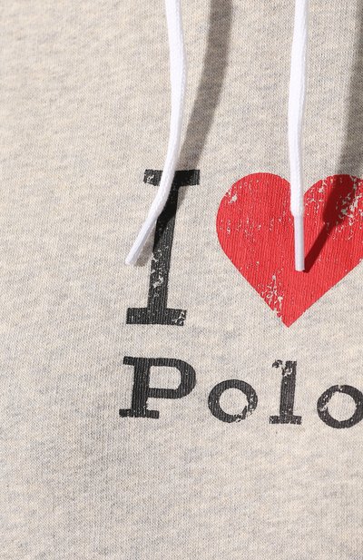 Худи POLO RALPH LAUREN серого цвета по цене 16350 руб., арт. 211779416, фото 5 Худи POLO RALPH LAUREN, арт. 211779416, фото 5