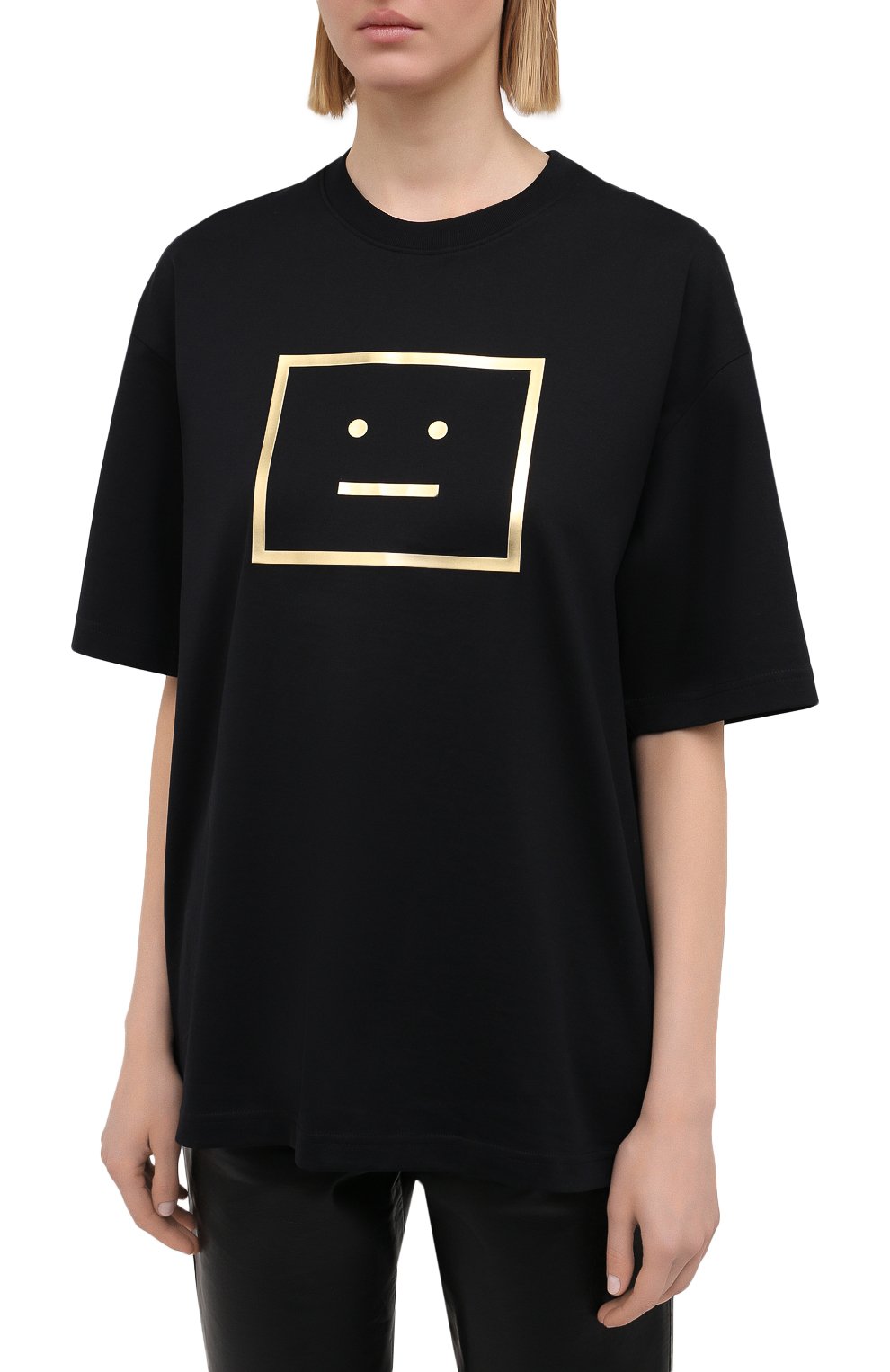 Хлопковая футболка ACNE STUDIOS, арт. CL0092/W, фото 3