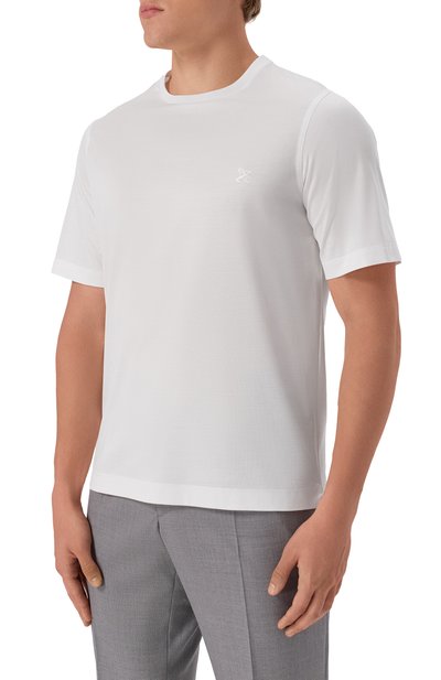 Хлопковая футболка ZILLI, арт. TSR02AM0100VLE000, фото 3