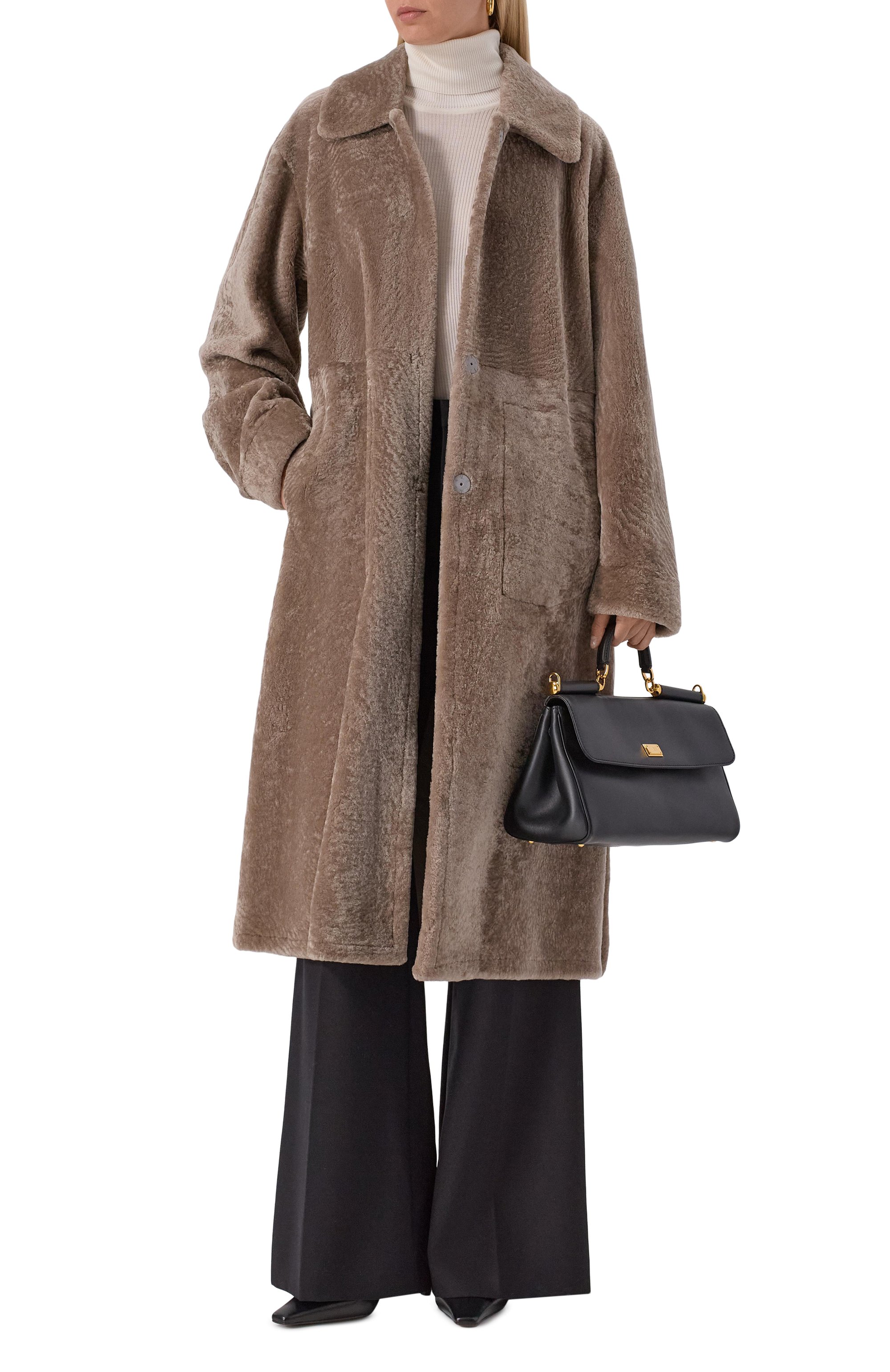 Двусторонняя дубленка MANZONI24, арт. 25M1115-S23N, фото 2