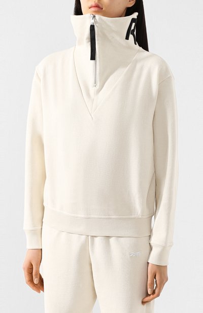 Толстовка reebok x victoria beckham REEBOK белого цвета по цене 19350 руб., арт. GF4195, фото 3 Толстовка reebok x victoria beckham REEBOK, арт. GF4195, фото 3