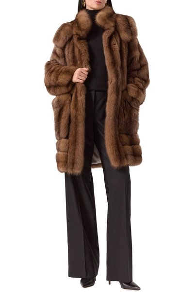 Шуба из меха соболя EMIL SHABAEV, арт. 0067, фото 2