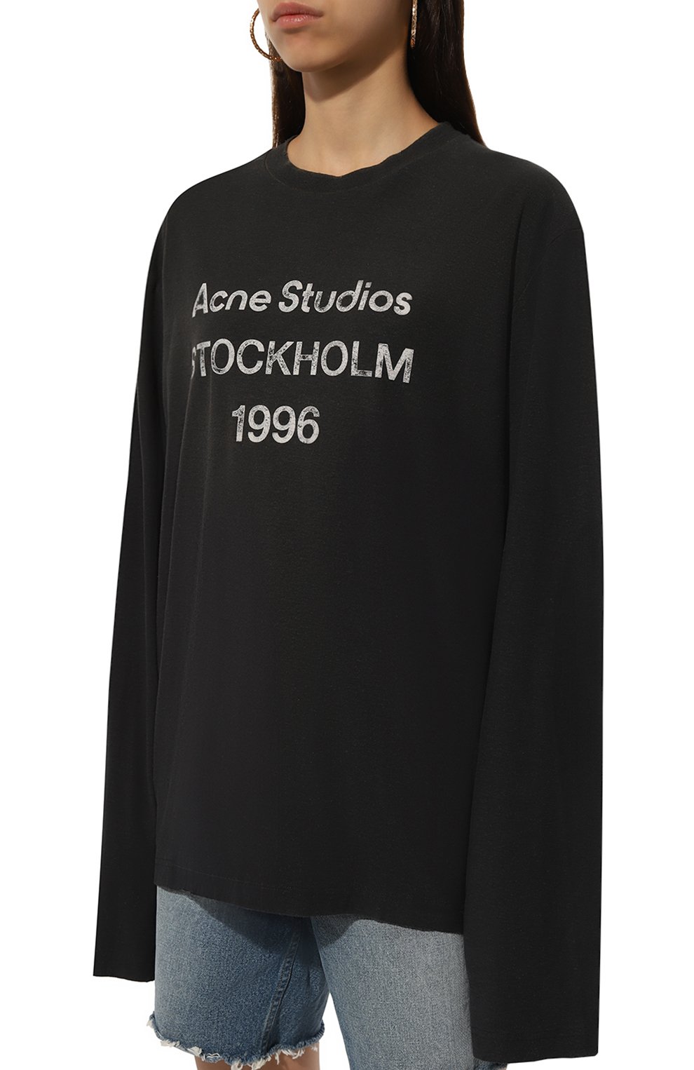 Хлопковый лонгслив ACNE STUDIOS, арт. FN-UX-TSHI000016/CL0197, фото 3