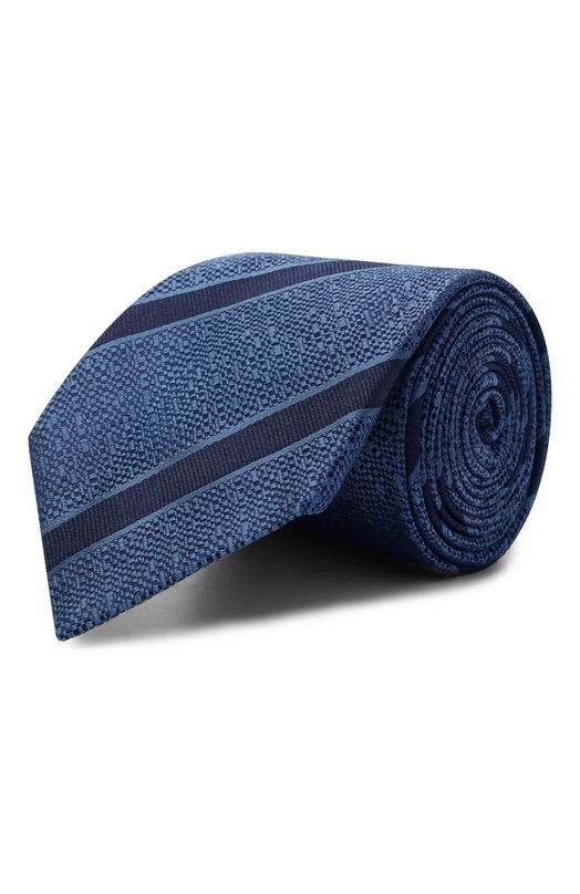 Шелковый галстук Zilli CRAV2BM0600VMIS00 Синий CRAV2BM0600VMIS00