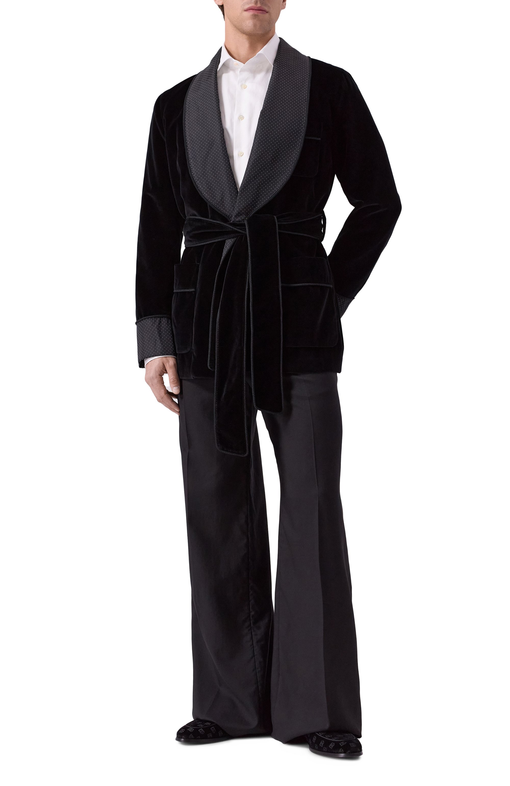 Бархатный пиджак DOLCE & GABBANA, арт. G2VG0T/FUVG7, фото 2