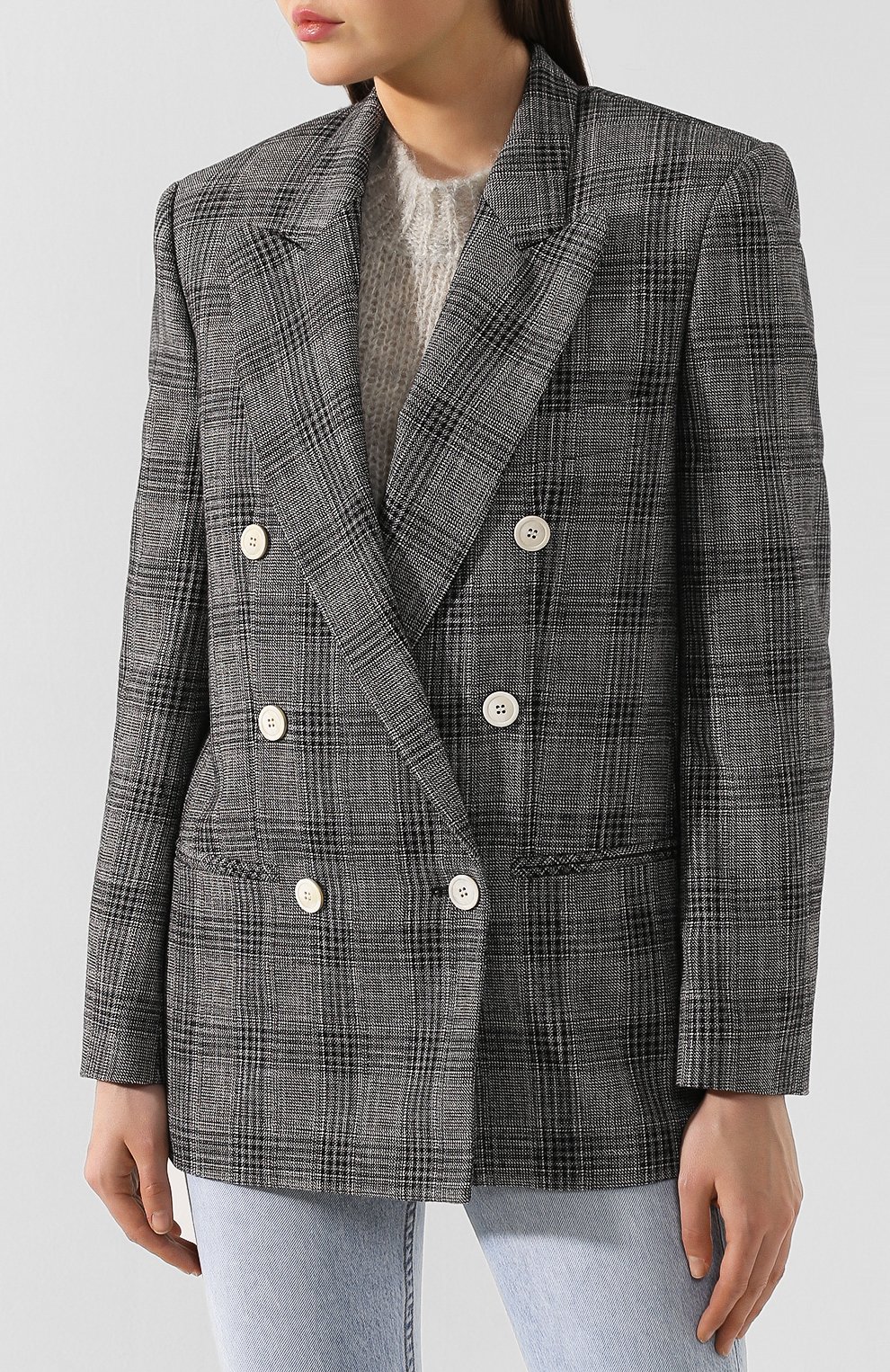 Жакет из смеси хлопка и шерсти ISABEL MARANT, арт. VE1067-19A011I/DEAGAN, фото 3
