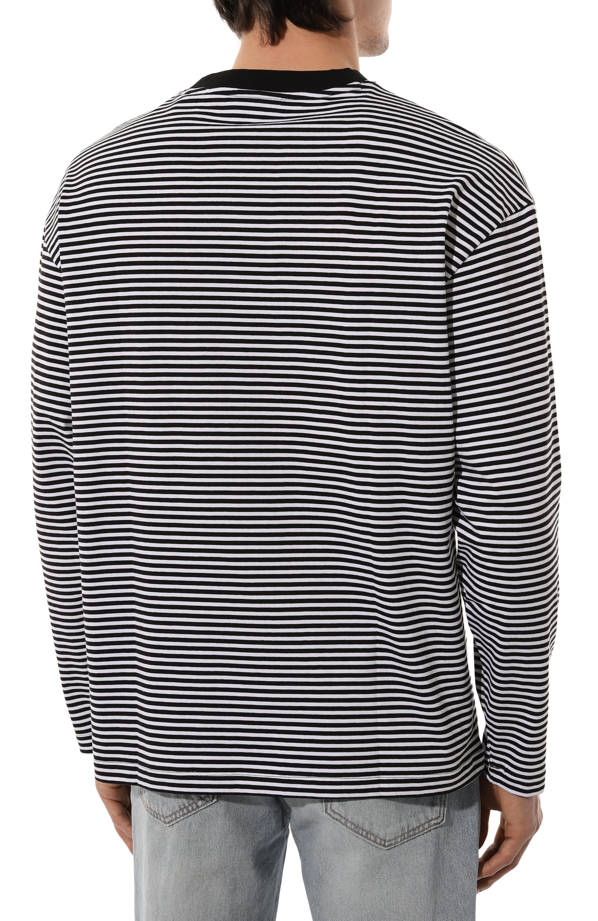 Хлопковый лонгслив HUGO BLUE, арт. 50531982, фото 4