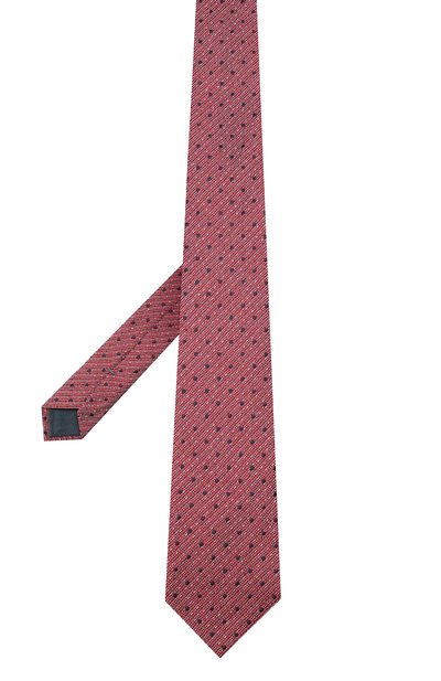 Галстук из смеси льна и шелка ZEGNA красного цвета по цене 20700 руб., арт. Z7E24/1L8, фото 2 Галстук из смеси льна и шелка ZEGNA, арт. Z7E24/1L8, фото 2
