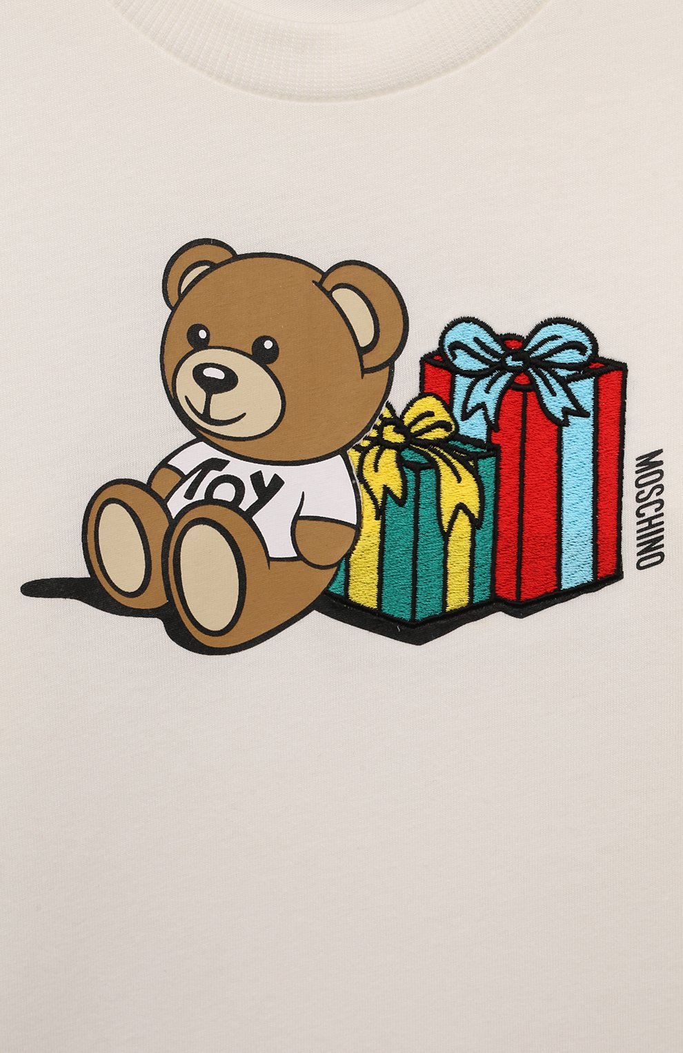 Хлопковый лонгслив MOSCHINO, арт. HR000J/LAA10/4-8, фото 3