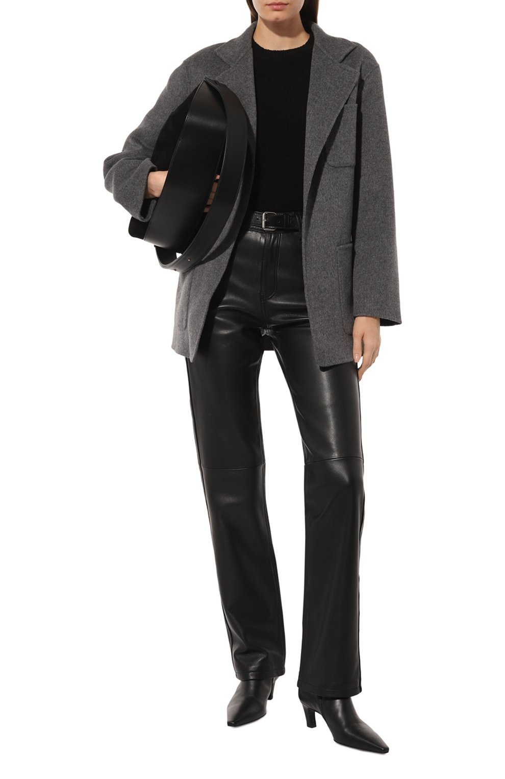 Шерстяное полупальто TOTEME, арт. 242-WR01613-FB0006, фото 2