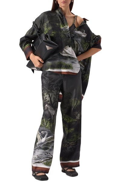 Шелковая блузка THE ATTICO, арт. 250WCH00004/SSS015PR, фото 2