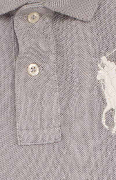 Хлопковое поло с вышитым логотипом бренда POLO RALPH LAUREN, арт. 321670257, фото 3