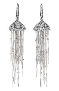 Серьги STEPHEN WEBSTER бесцветного цвета по цене 1751500 руб., арт. 3012651001, фото 1 Серьги STEPHEN WEBSTER, арт. 3012651001, фото 1