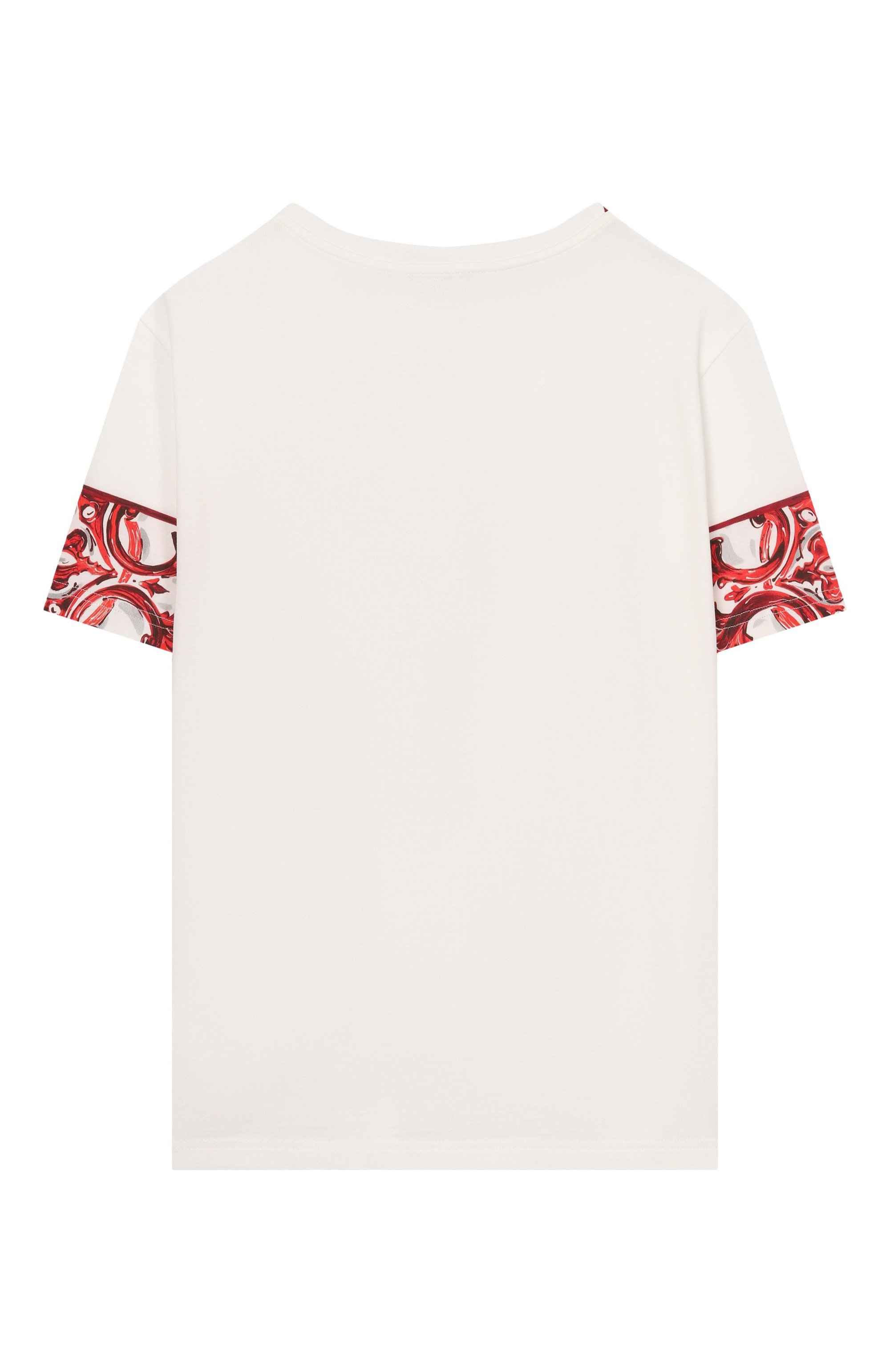 Хлопковая футболка DOLCE & GABBANA, арт. L4JTKH/G7P5D, фото 2