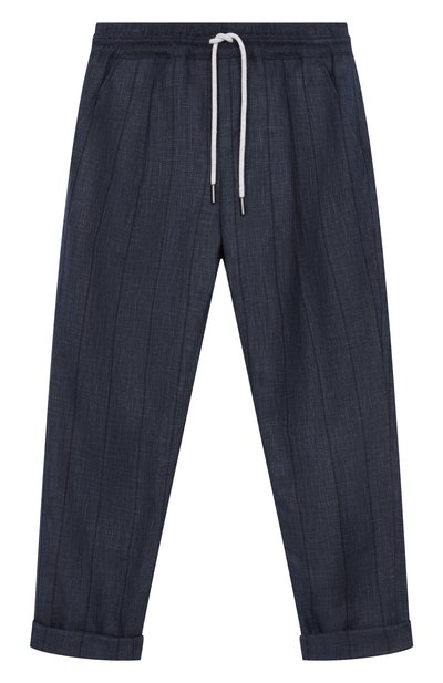 Брюки из шерсти и льна BRUNELLO CUCINELLI, арт. BR484P503B