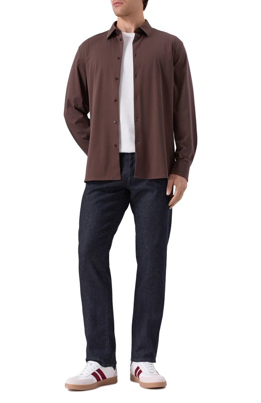 Кожаные кеды Retro Crest Bally MSK0F7/VT012 Белый  MSK0F7/VT012 Фото 2